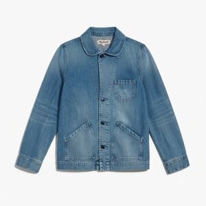 Madewell Chore Coat Women's XS Denim Workwear Jacket Blue Cotton Utility